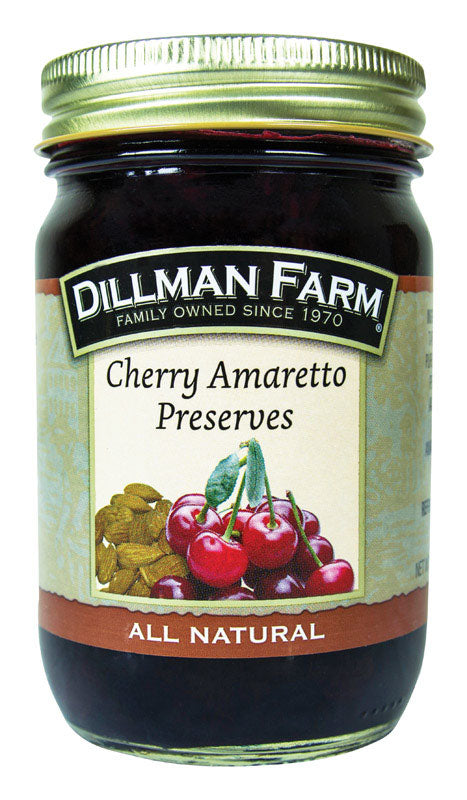 Dillman Farm All Natural Cherry Amaretto Preserves 16 oz Jar Online now