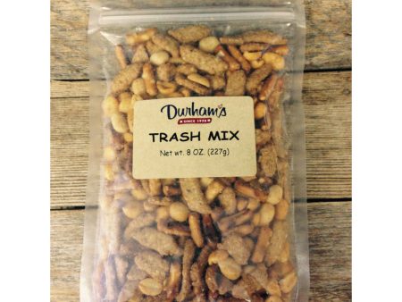 Durhams Trash Mix Peanuts, Sesame Sticks, Pretzels Snack Mix 8 oz Bagged Supply