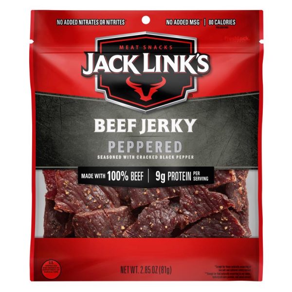 Jack Link s Peppered Beef Jerky 2.85 oz Bagged Supply