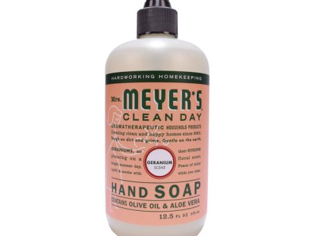 Mrs. Meyer s Clean Day Organic Geranium Scent Liquid Hand Soap 12.5 oz Fashion