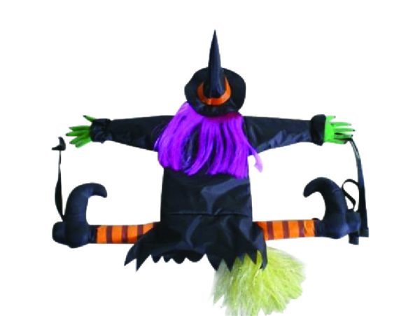 Gemmy 2 ft. Crashing Witch Hanging Decor Sale