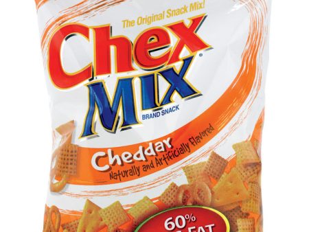 Chex Mix Cheddar Cheese Snack Mix 3.75 oz Bagged Supply