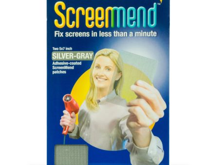 Screenmend Silver Aluminum Screen Repair Patch 5 in. W X 7 in. L 2 pk Hot on Sale