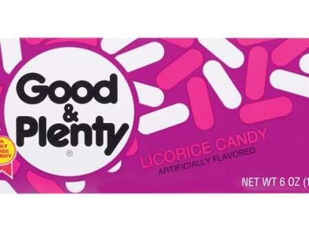 Good & Plenty Artificial Licorice 6 oz Fashion