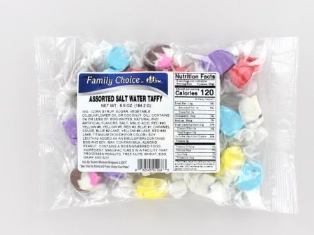 Family Choice Assorted Salt Water Taffy Candy 6.5 oz Online