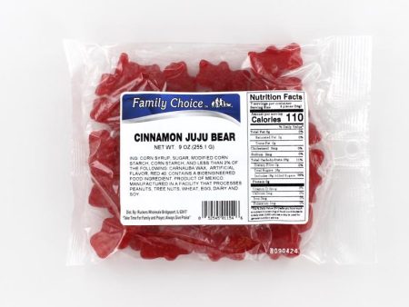 Family Choice Cinnamon Ju Ju Bear Gummi Candy 10 oz For Discount