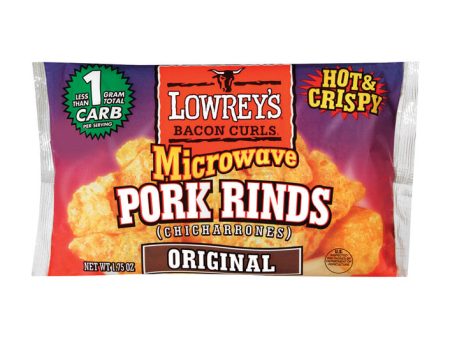 Lowrey s Bacon Microwave Pork Rinds 1.75 oz Bagged Online Hot Sale