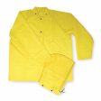 CONDOR Flame Resistant Rain Jacket, Polyurethane, M, Yellow (SQ7536194-WT18) on Sale