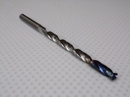 OSG 8.7mm 140° 2-Flute Solid Carbide Extra Length Drill Bit, Coolant Through (SQ3145439-WT14) Online now