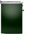 Nostalgie II 30 Inch Dual Fuel Liquid Propane Freestanding Range in Emerald Green with Bronze Trim For Cheap