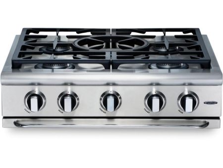 30  5 Burner w Power-Wok Gas Rangetop - NG Hot on Sale