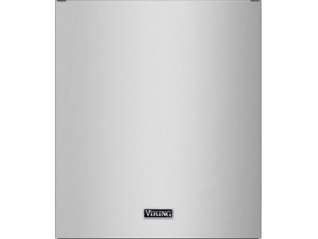 24  Dishwasher w Water Softener and Installed Viking Stainless Steel Panel For Sale